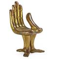 Pedro friedeberg b 1937 hand and feet chair mexico 1960s carved gessoed and gilt mexican mahogany unmarked 36 14 x 19 12 x 23