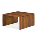 Arthur espenet carpenter 1920  2006 walnut low table bolinas ca 1968 signed and dated 16 x 30 x 30