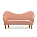 Carl malmsten 1888  1972 sofa sweden 1950s beech upholstery unmarked 32 12 x 62 x 31