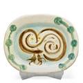 Pablo picasso 1881  1973 madoura glazed earthenware platter woodowl chouette france 1948 stamped madoura plein feu edition picasso i m2 10200 1 12 x 15 x 12 publication alain r