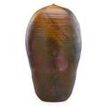 Toshiko takaezu 1922  2011 rare and massive anagamafired stoneware vessel clinton nj signed 28 x 15
