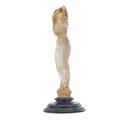 Lalique grande nue socle lierre statuette frosted glass with brown patina on wood base france ca 1919 m p 400 no 836 etched r lalique france no 836 16 14 x 6 14 provenance availab