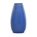 Teco tall ovoid vase blue glaze terra cotta il ca 1910 stamped teco 12 x 7