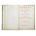 The fables of aesop annotated by john ogilby esq printed by thomas roycroft ireland 1665 rebound