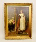 Signed La Verne Butler Amer Portrait of a Lady