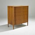 Barney flagg drexel parallel walnut tall dresser high point nc 1960s branded 42 x 38 x 20