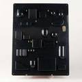 Dorothee becker ingo maurer utensilo plastic wall organizer germany 1969 unmarked 34 14 x 26 14 x 2