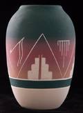 Signed Navajo Style Vase