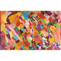 Large abstract painting oil on canvas 39 x 50 12