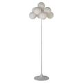 Max bill attr 1908  1994 floor lamp switzerland 1960s enameled metal frosted glass nine sockets unmarked 62 12 x 19 dia