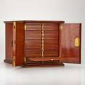 Specimen coin chest english mahogany twenty seven drawers 19th c 10 14 x 10 x 13 12