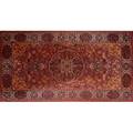 Oriental design rugs two 20th c one with animal design the other oriental design both machine made larger 116 x 59