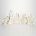 Boehm five bisque porcelain pieces perched bird and four religious figures usa 20th c all but one marked tallest 13