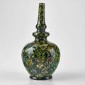 John bennett gourdshaped vase with floral motif new york 1878 glazed earthenware signed j rgbennette24ny 10 12 x 5