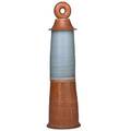 Val cushing b 1931 tall totemic glazed stoneware jar alfred ny 1987 signed and dated 34 x 9 12