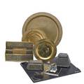 Tiffany  co ten assorted desk set pieces including sterling and enamel set  gilt and patinated bronze sterling and enamel all stamped