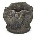 George ohr 1857  1918 burnt baby dimpled cabinet vase biloxi ms 189294 stamped geo e ohr biloxi 2 12 x 3 published ellison george ohr art potter pl 11 provenance the collectio