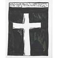 Raymond pettibon american b 1957 untitled what should this be a cattle brandor the sign of christs death and trophy 1987 ink on paper framed signed and dated 11 18 x 8 34 sheet