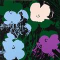 After andy warhol american 19281987 flowers sunday b morning portfolio 1970 ten screenprints in colors 36 x 36 sheet each provenance private collection