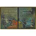 Albert kotin american 1907  1980 untitled whispered messages ca 1960 oil on canvas diptych framed together each signed 30 x 24 each provenance private collection