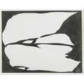 Jack youngerman american b 1926 untitled 1968 india ink on paper framed signed and dated 5 78 x 7 58 sheet provenance washburn gallery new york label on verso