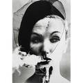 William klein american b 1928 smoke  veil paris 1958 vogue gelatin silver print signed dated and titled 17 34 x 12 12 image 19 34 x 16 sheet