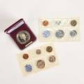 Us coins and sets approx sixtynine including 1958 proof set 1961 proof set 2 1962 proof sets 2 1963 proof sets 5 unc george washington commemorative 3 george washington proof comme