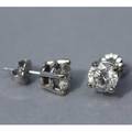 Diamond stud earrings diamonds have been clarity enhanced approx 210 cts tw in 14k wg 11 dwt