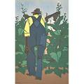Robert gwathmey american 19031988 two works of art topping tobacco 1947 screenprint in colors framed signed 12 34 x 8 12 sight tobacco farmers 1947 screenprint in colors framed