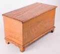 19th C Miniature Chestnut Blanket Chest