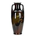Weller louwelsa floor vase with cherries illegible artists cypher to body lm impressed mark weller louwelsa  x 267  3 24 x 9 12