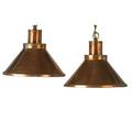 Nauset lantern shop pair of copper and brass pendant fixtures massachusetts both tagged each 16 x 10 12