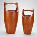 Jens quistgaard dansk two teak ice buckets denmark 1960s both stamped larger 19 14