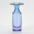 Tapio wirkkala celestial pale blue glass vase finland 1960s signed 6 38 x 3 12 dia