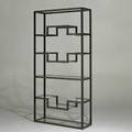 Pierre vadel etagere paris france 1980s painted metal and glass brass label paris france1980s 80 x 39 12 x 13 12