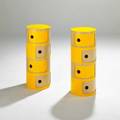 Ana castelli kartel eight stacking plastic bins 1960s embossed signatures as shown 30 x 12 12 dia
