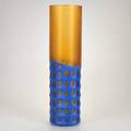 Rodolfo dordoni venini cammeo glass vase with original box signed and marked 21 x 5 34
