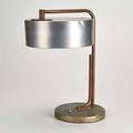 Kurt verson attr copper and aluminum table lamp unmarked 16 12 x 12 x 10 12