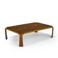 Sori yanagi tendo mokko oak coffee table japan 1960s label 13 12x 47 34 x 30