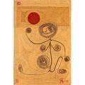 After alexander calder 18981976 bon art jute fiber tapestry of a lady with swirls nicaragua 1974 embroidered ca 74 84 x 56