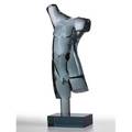 Loredano rosin 19361992 figural glass sculpture male torso murano italy signed on base 23 34 x 10 12 x 5 12
