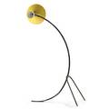 Gino sarfatti arredoluce attr floor lamp italy 1950s brass enameled aluminum and brass two sockets unmarked 63 12 x 16 x 34