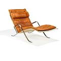 Preben fabricius jorgen kastholm alfred kill grasshopper lounge chair denmark 1960s chromeplated steel leather canvas unmarked 32 12 28 14 x 57