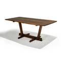 George and mira nakashima nakashima studios conoid dining table new hope pa 19891991 walnut rosewood signed with clients name and signed mira nakashima feb 7 1991 28 14 x 72 x 41 12
