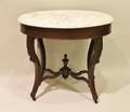 Oval Carved Parlor Table