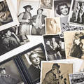 Stars starlets and beauty queens app 89 pieces 1930s  1950s including joe penner autographed photo charles boyer autographed photo etc largest 8 x 10