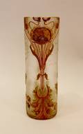Unsigned Mount Joy Art Glass Cyliner Vase
