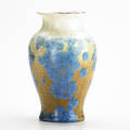 Pisgah forest baluster vase with crystalline glaze north carolina 1942 marked 7 x 4 12 dia