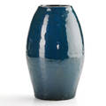 O l bachelder 1852  1935 omar khayyam ovoid vase in blue glaze luther nc stamped olb 11 x 6 dia provenance private collection connecticut acquired from the collection of allen hender