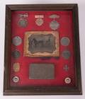 Early 20th C Memorial Shadowbox